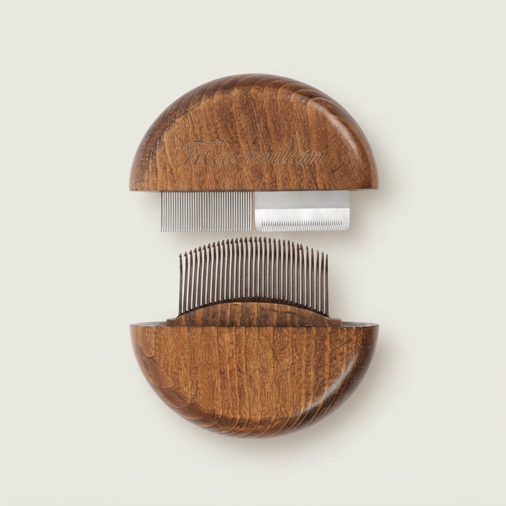 Brosse de Toilettage Professionnelle en Bois Massif Oukita - Soin & Pelage Lumineux