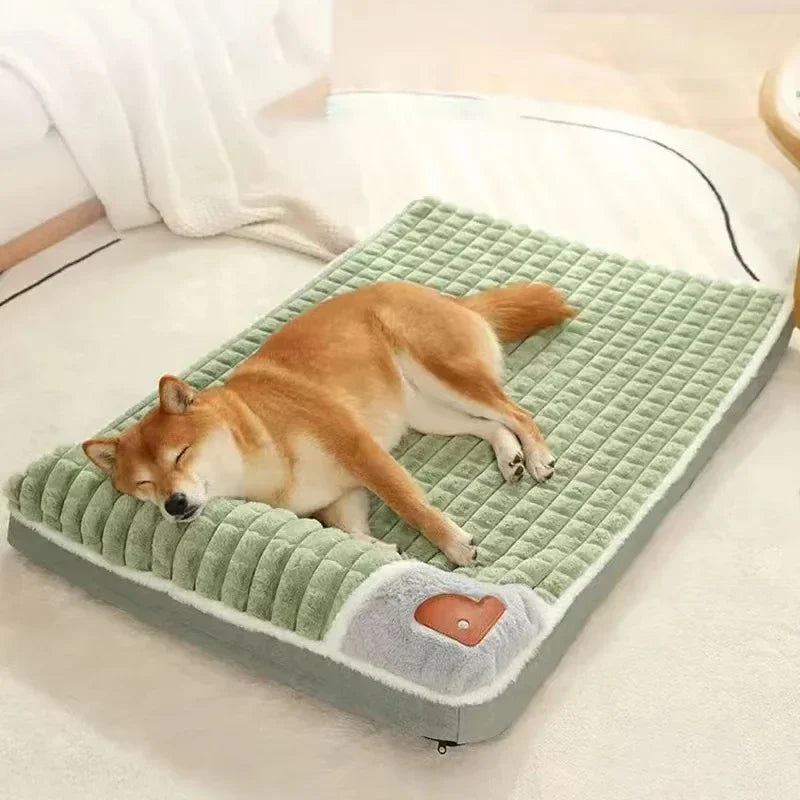 Tapis Apaisant Matelassé & Déhoussable Oukita - Tapis Moelleux pour Chien & Chat