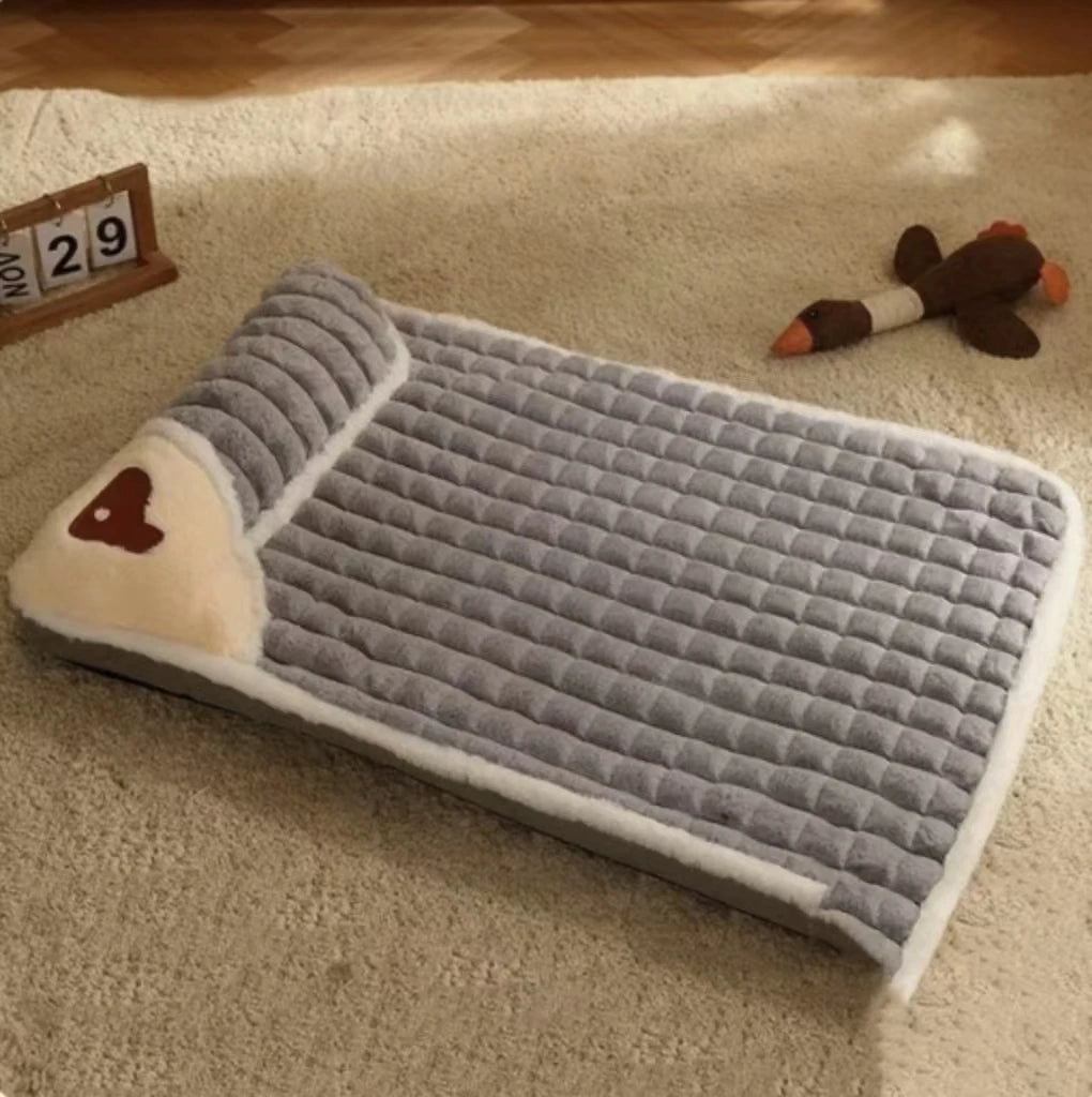 Tapis Apaisant Matelassé & Déhoussable Oukita - Tapis Moelleux pour Chien & Chat